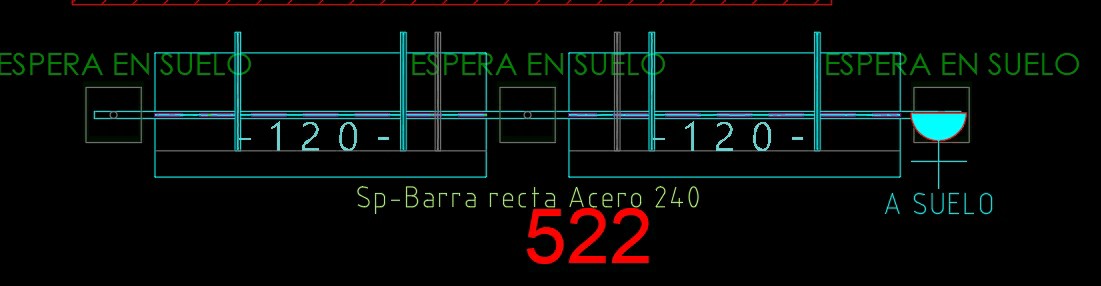 BARRA 120 DOBLE A SUELO