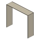 16684 4F CORIAN门套 Comp_2-DI DintelVariableCorianNeutralConcrete