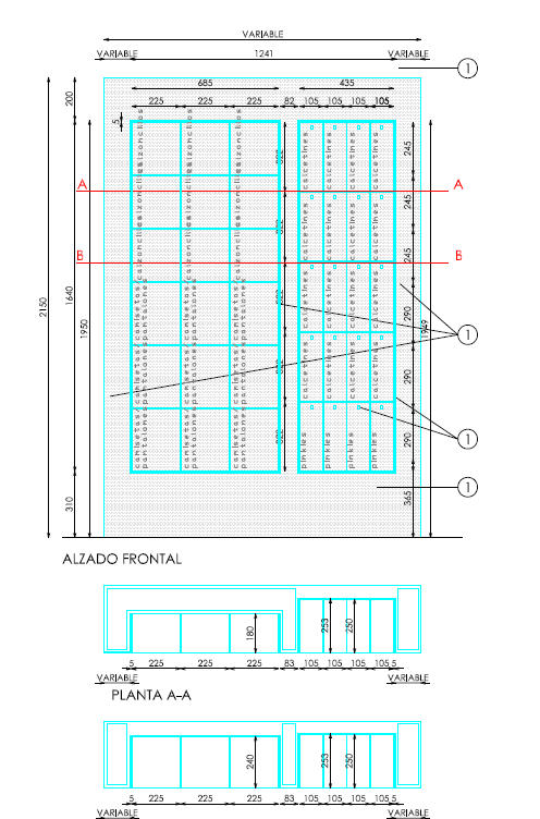 Cp-Mueble Íntimo Exento Autportante ESP (VER HOJA DE CATÁLOGO)
