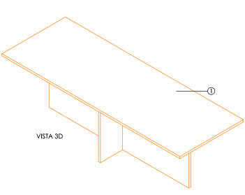 Sc-Mesa Alta 200x85xH80 Negra_(VER HOJA DE CATÁLOGO)