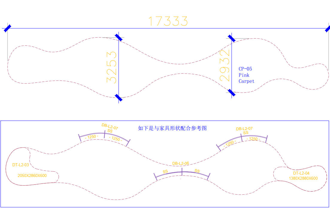 3962-L2 长异形地毯