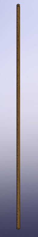 Hanging rod support bracket