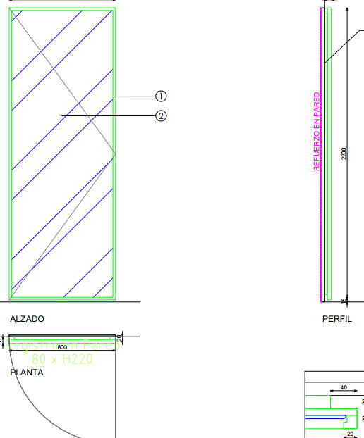 16684-FO KIDS Mirror  Door