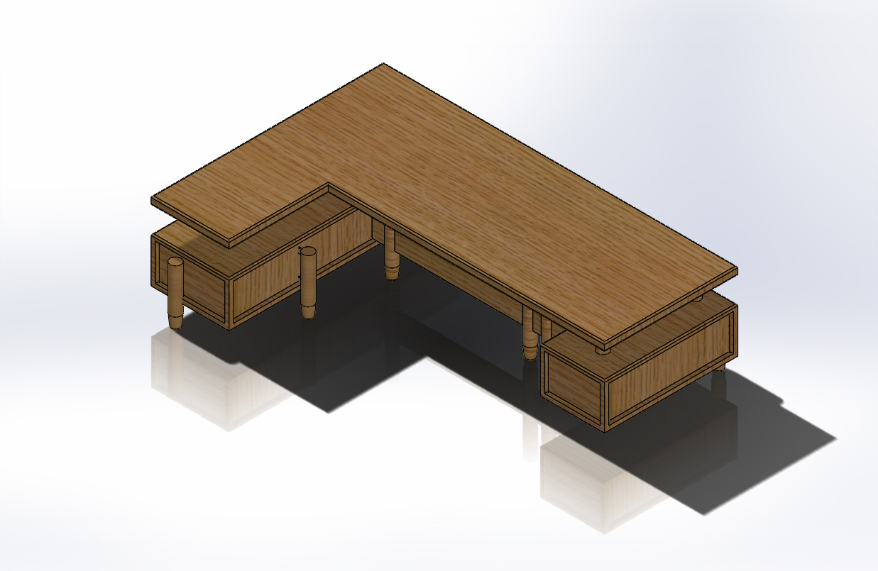 MESA ESCRITORIO MADERA