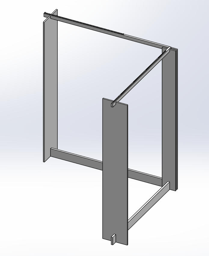Colgador L 80+60xH130 Izquierda