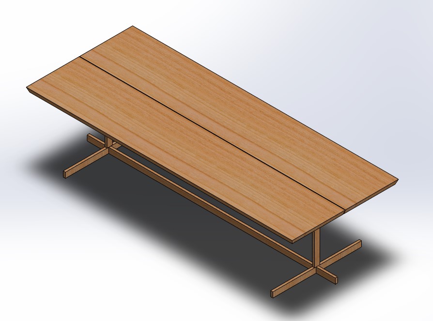 Mesa 300x120x77 Madera