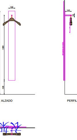WOMAN COLGADOR FRONTAL PERIMETRO PERCHA QUIZ H182