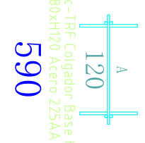 TRF COLGADOR 80XH120 ACERO