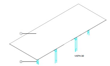Cc-Mesa Presentación 300x110xH78 Madera