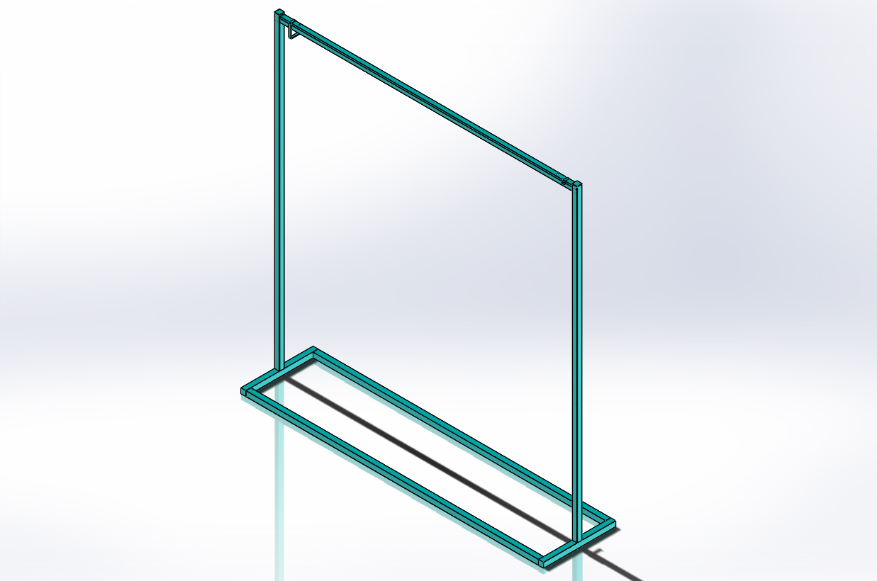 Tp-Barra Perimetral 1 Modulo 150xH182 Acero