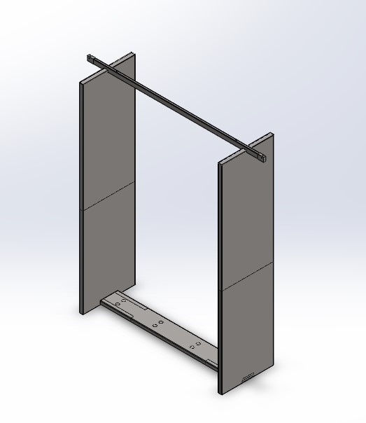 COLGADOR PALAS 80xH135 ACERO