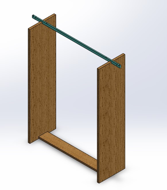 COLGADOR PALAS 80xH135 MADERA
